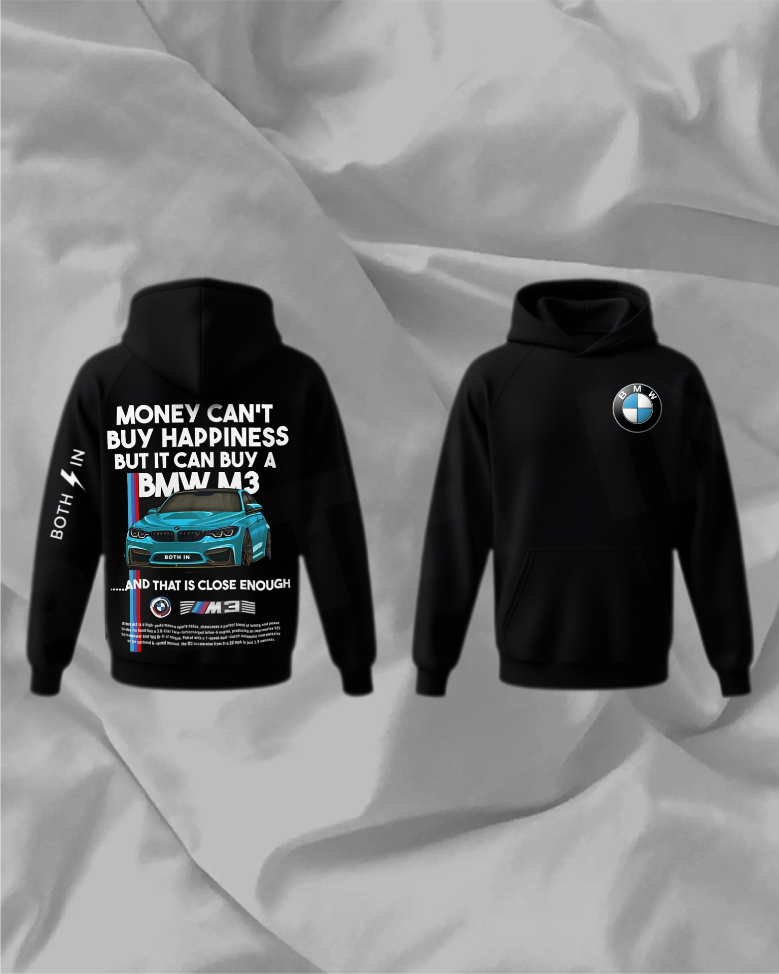 BMW M3 Enthusiast Hoodie - "Both-iN" Edition